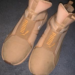 Puma fierce sneakers tan